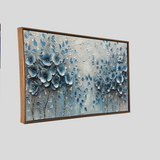 Premium Abstract Flower Painting on Canvas, Large Canvas Wall Art, Original Red Floral Landscape Wall Art Custom Painting Living Room Home Decor Online