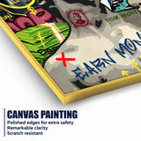 All You Care About Is Money David Art Cotton Canvas Wall Painting