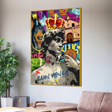All You Care About Is Money David Art Cotton Canvas Wall Painting