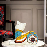 Egyptian White Queen Sculpture Artistic Table Decoration Showpiece