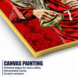 Euro Cup 2016 Winner CR7 Cotton Canvas Wall Painting