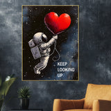 Float In Your Cosmic Love Cotton Canvas Wall Painting