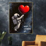 Float In Your Cosmic Love Cotton Canvas Wall Painting