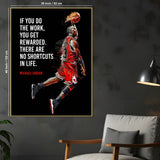 Flying Black Cat Michael Jordon Cotton Canvas Wall Painting