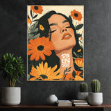 Freedom Of Beauty Pop Art Cotton Canvas Wall Painting