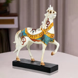 Stallion King Horse Statue Decorative Table Decor Showpiece