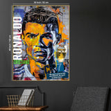 King Without Crown CR7 Ronaldo Cotton Canvas Wall Painting