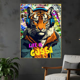 Life Of The King Makker Pop Art Cotton Canvas Wall Painting