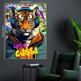 Life Of The King Makker Pop Art Cotton Canvas Wall Painting