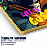 Life Of The King Makker Pop Art Cotton Canvas Wall Painting