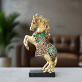 Linga Horse Resin Showpiece