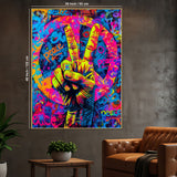 Peace Of Mind Urban Pop Cotton Canvas Wall Painting