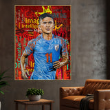 Prince Without Crown Captain Sunil Chettry Cotton Canvas Wall Painting