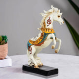 Roaring Horse Statue Decorative Table Decor Showpiece