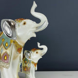 The Rajasthani Royal Elephant with Baby Elephant