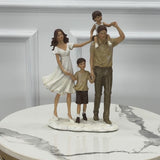 Celebrate Togetherness with Our Elegant Family Resin Showpiece