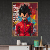 Prince Vegeta IV of Fallen Saiyan Cotton Canvas Wall Painting