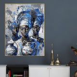 Aziza Of African Fairy Cotton Canvas Wall Painting