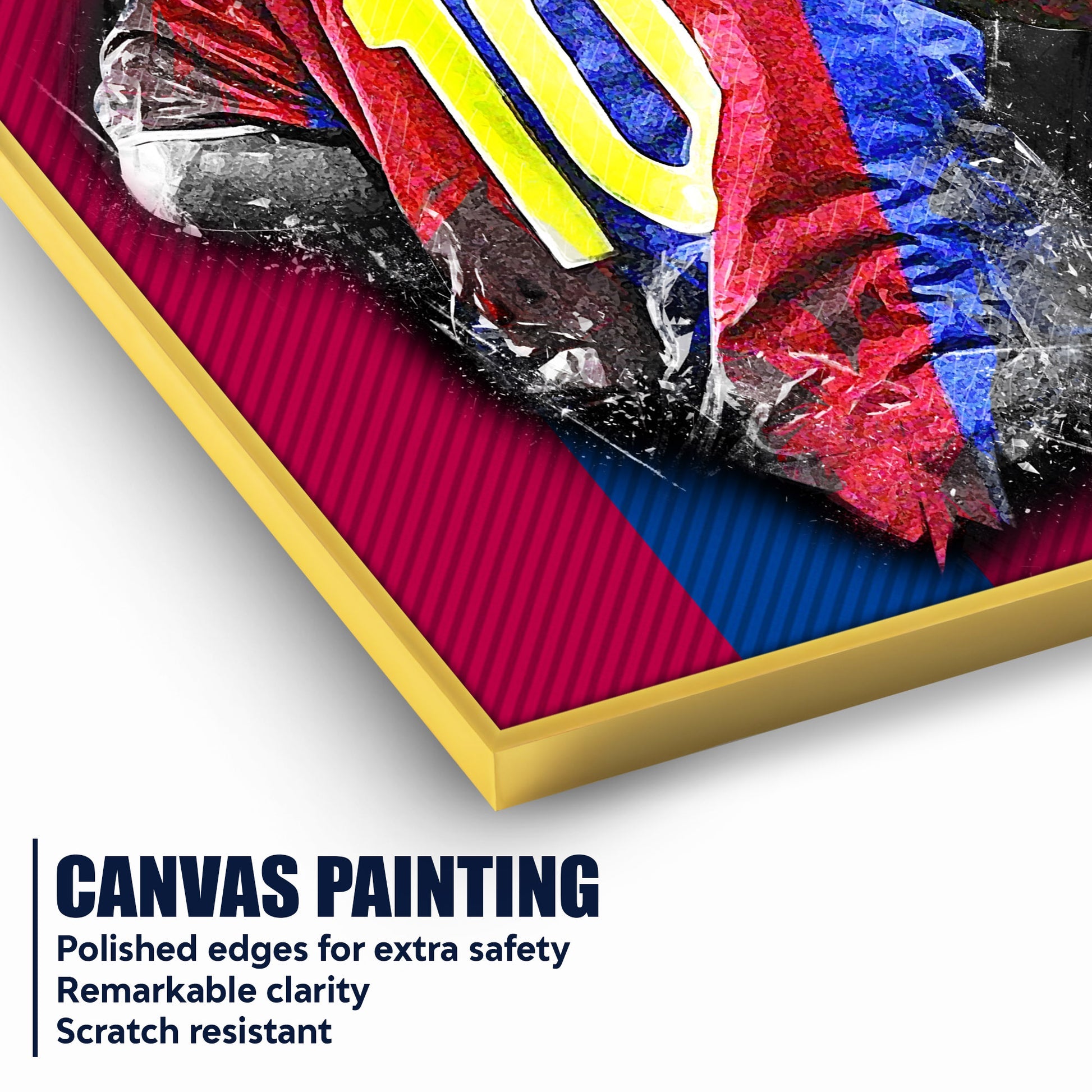 Barcelona Legend Ronaldinho Gaúcho Cotton Canvas Wall Painting