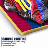 Barcelona Legend Ronaldinho Gaúcho Cotton Canvas Wall Painting