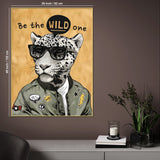 Be Sophisticated Wild Urban Style Cotton Canvas Wall Painting