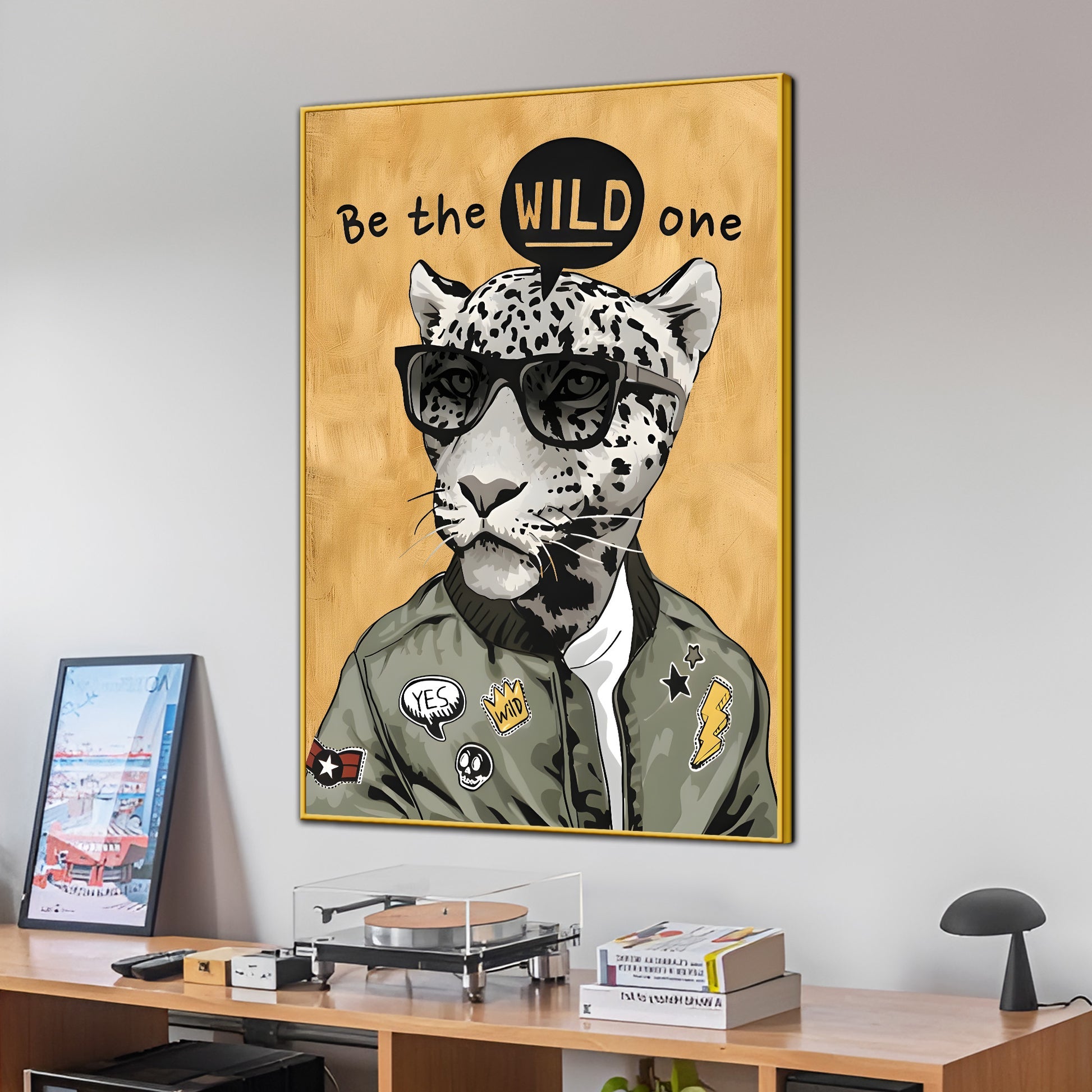 Be Sophisticated Wild Urban Style Cotton Canvas Wall Painting