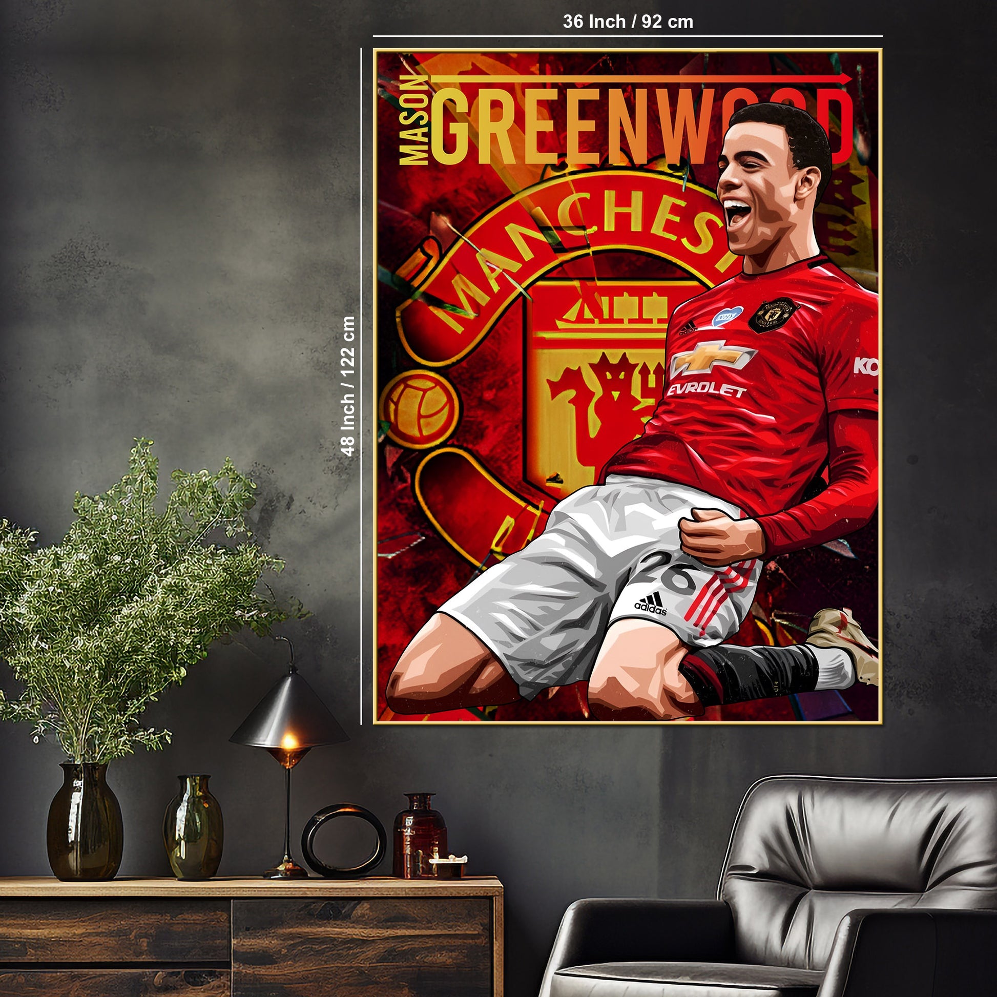 Be The Prince of Your City Mason Greenwood Cotton Canvas Wall Painting