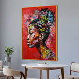 Beauty Of Wakanda Afro Art Cotton Canvas Wall Painting