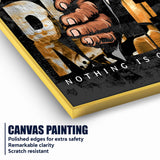 Break The Rule Or Make The Rule Bold Urban Cotton Canvas Wall Painting