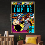 Build An Empire Not House Graffiti Cotton Canvas Wall Painting