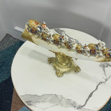 The Asian Royal Elephant Family Table Decoration Showpiece