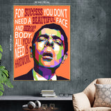 God Of Laughter Mr. Bean Cotton Canvas Wall Painting