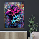 Higher Elevation Above Elevation Face Art Cotton Canvas Wall Painting