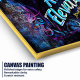 Higher Elevation Above Elevation Face Art Cotton Canvas Wall Painting