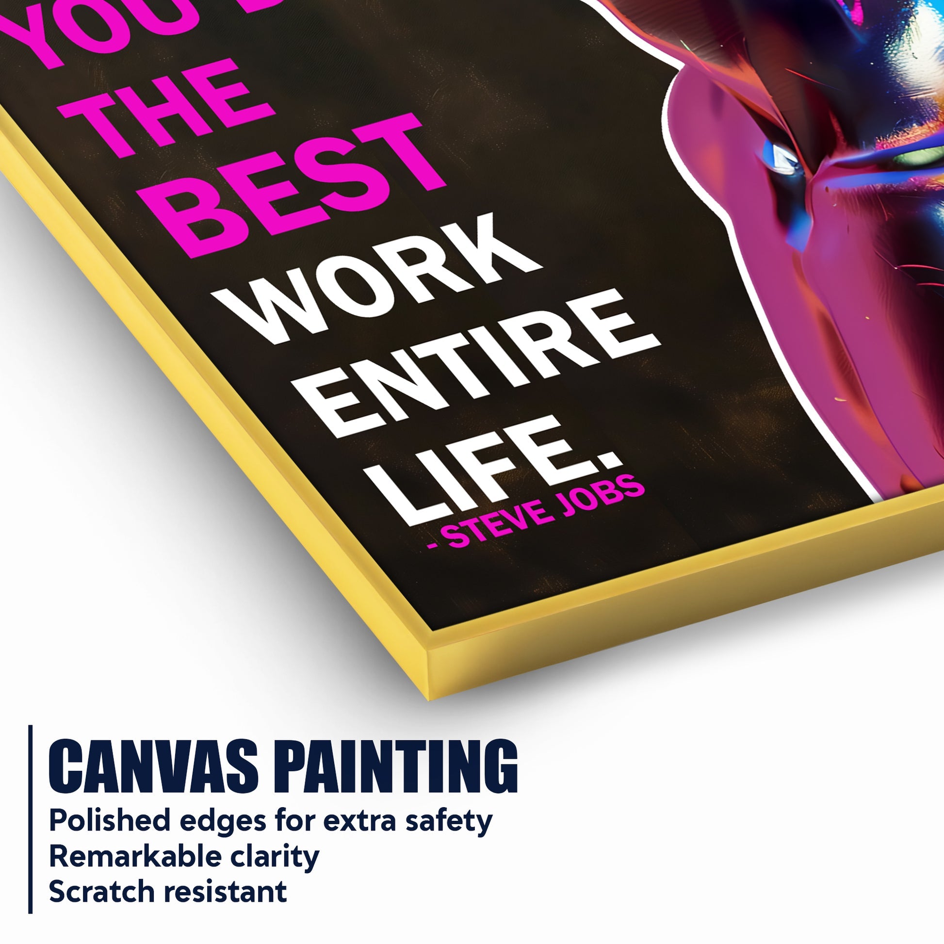 In The Memory Of Futuristic Steve Jobs Cotton Canvas Wall Painting