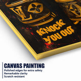 Indulgence Of Lv Gloves Knock Out Cotton Canvas Wall Painting