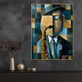 John William With His Magical Saxophone Abstract Cotton Canvas Wall Pa