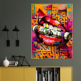 Lust Of Everything Graffiti Cotton Canvas Wall Painting