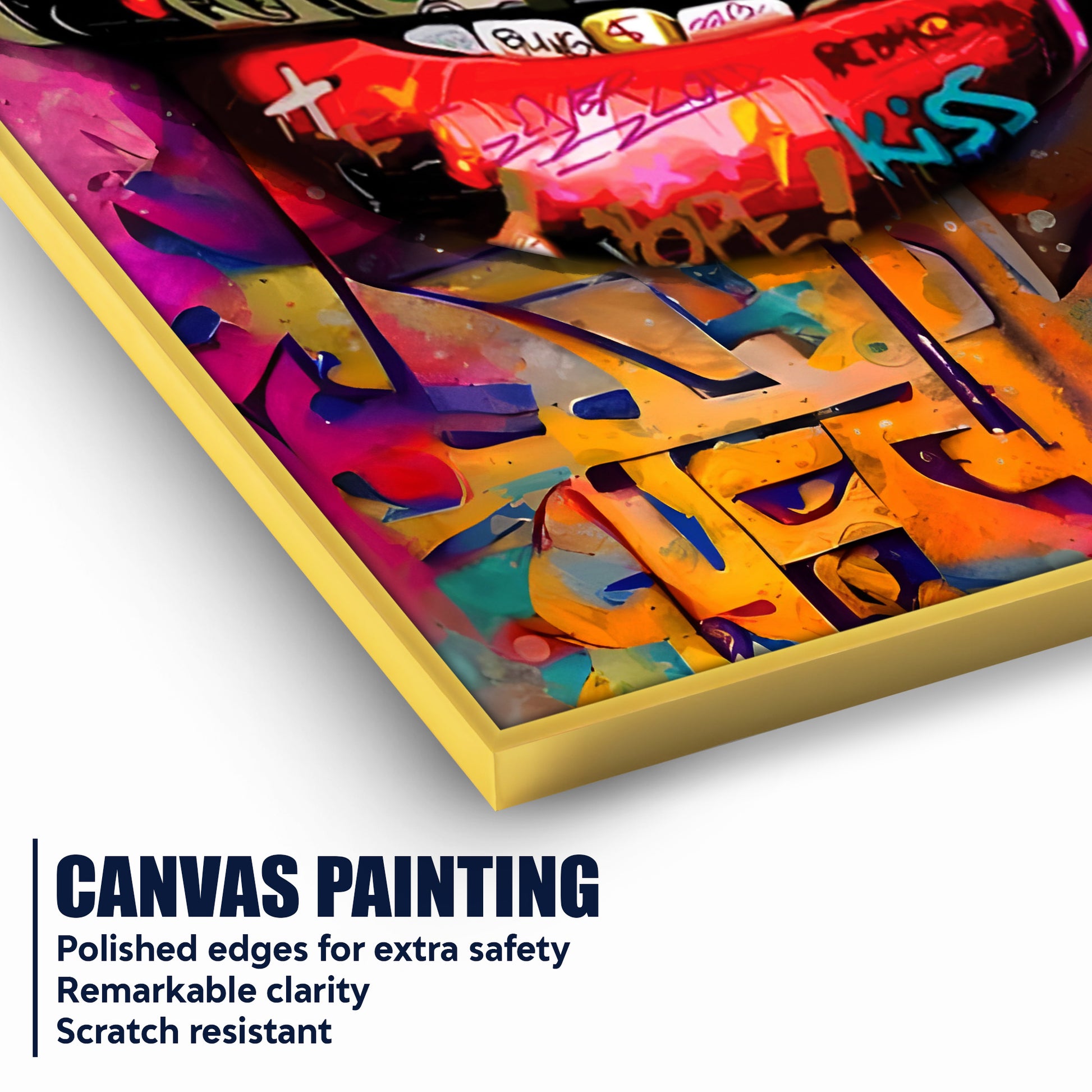 Lust Of Everything Graffiti Cotton Canvas Wall Painting