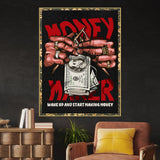 Make Your Own Money Graffiti Art Cotton Canvas Wall Painting