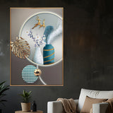 Natures Beauty Framed Crystal Glass Painting