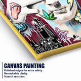 Pop Art Savio David Art Cotton Canvas Wall Painting