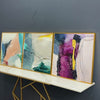 Abstract Mystical Mosaic Crystal Glass Premium Painting Set Of 3