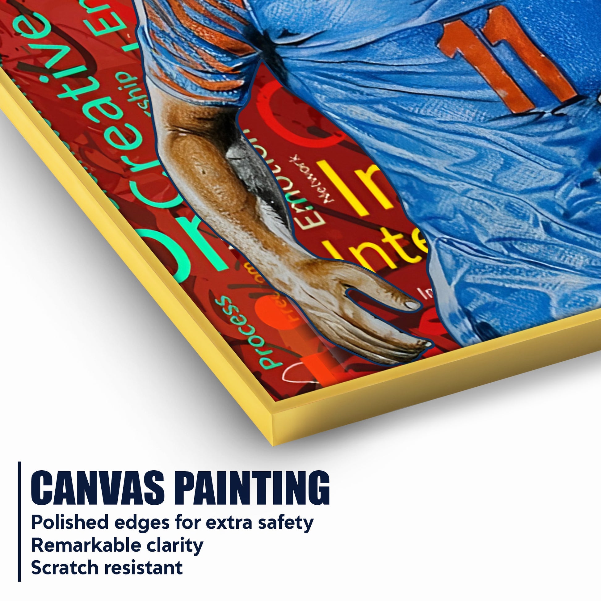 Prince Without Crown Captain Sunil Chettry Cotton Canvas Wall Painting