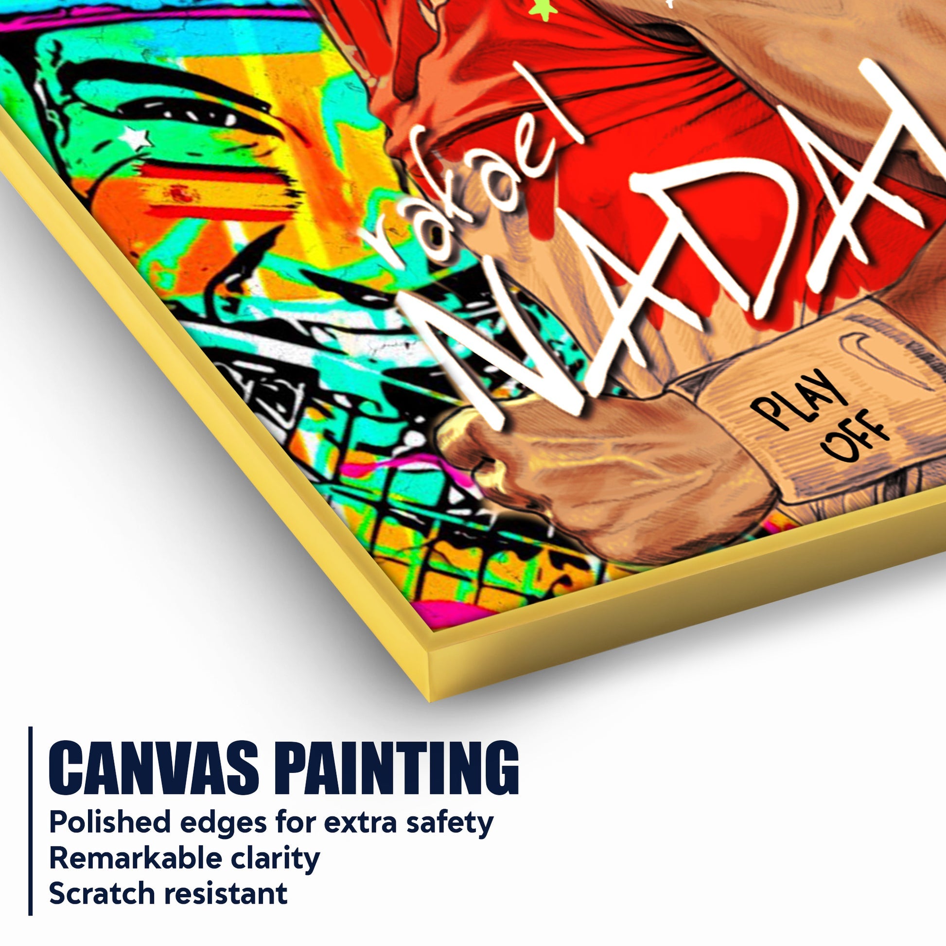 Rafael Nandal World's No.1 Pop Art Cotton Canvas Wall Painting