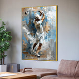 Scheffler Of 100 Weeks Abstract Cotton Canvas Wall Painting