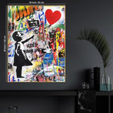 Spread The Love In the Air Cotton Canvas Wall Painting
