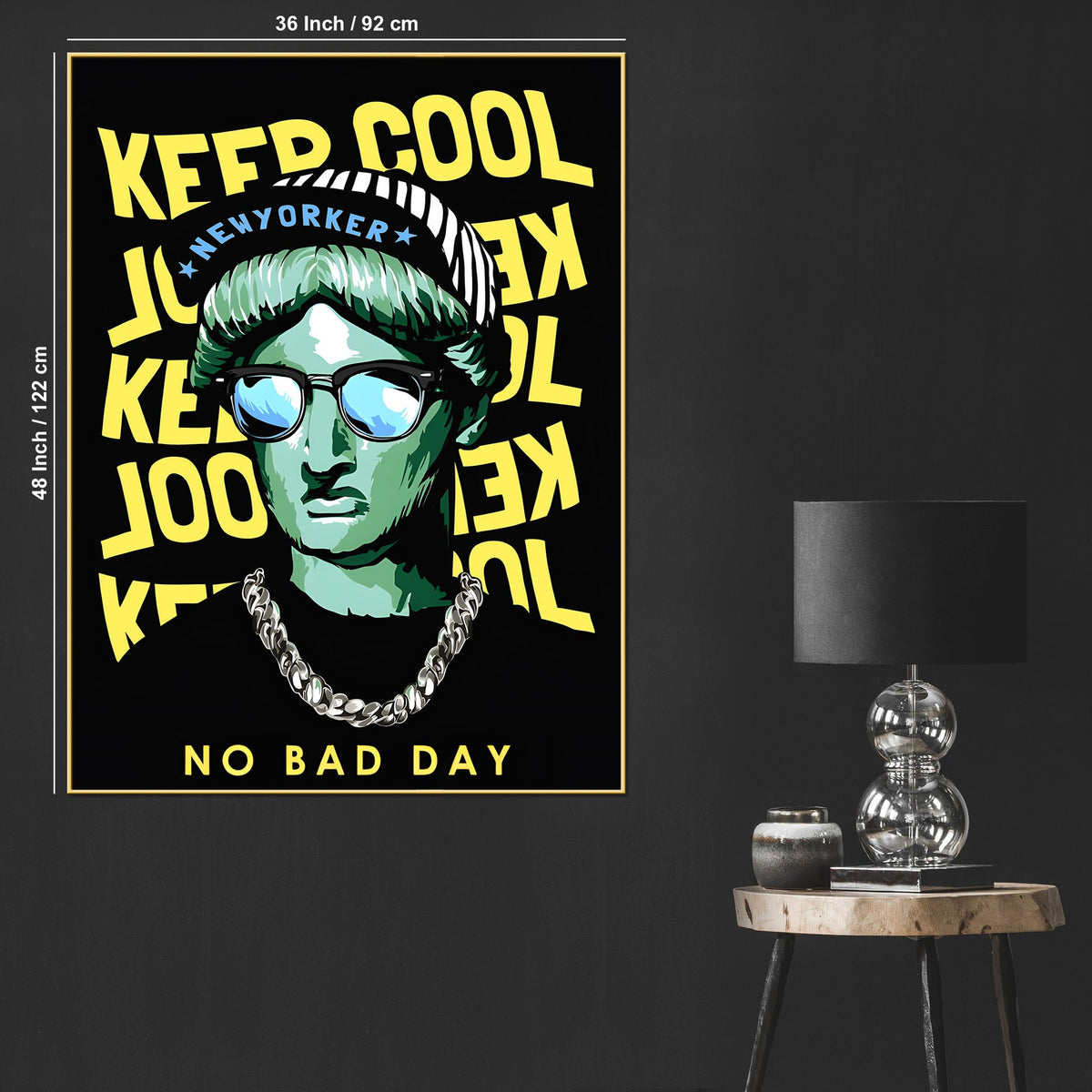 The Boy From The Street Of Nyc Pop Art Cotton Canvas Wall Painting