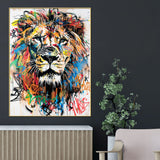 The Factors Of Majestic Lion Cotton Canvas Wall Painting
