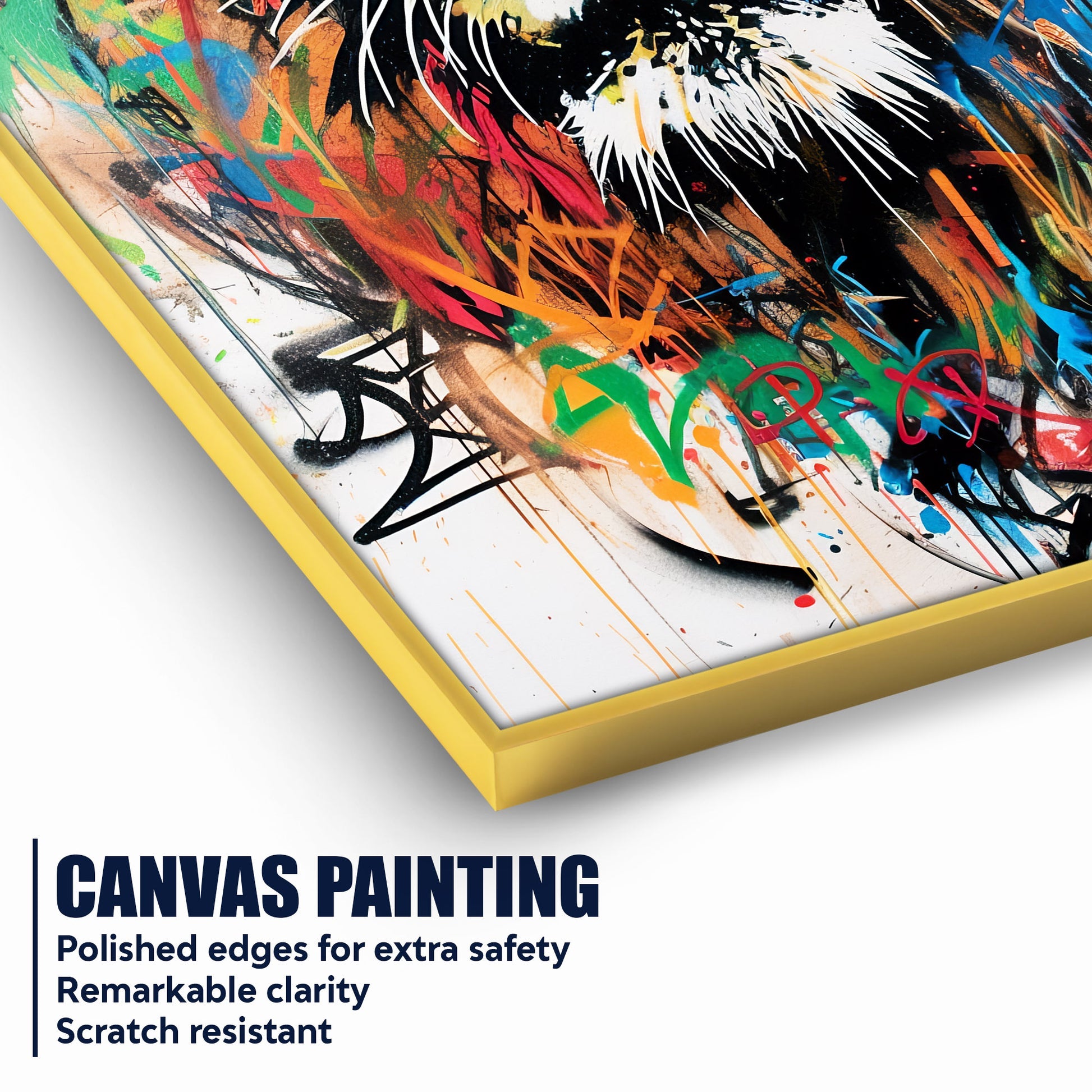 The Factors Of Majestic Lion Cotton Canvas Wall Painting